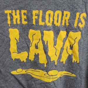 Floor is Lava XL Graphic Tee Shirt NWOT Unisex